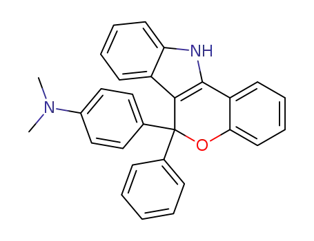 Benzenamine,
4-(6,11-dihydro-6-phenyl[1]benzopyrano[4,3-b]indol-6-yl)-N,N-dimethyl-