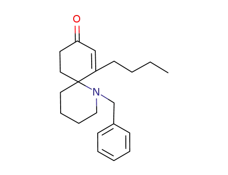 1-Azaspiro[5.5]undec-7-en-9-one, 7-butyl-1-(phenylmethyl)-