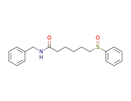 Hexanamide, N-(phenylmethyl)-6-(phenylsulfinyl)-