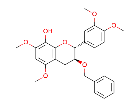 3-O-benzyl-8-hydroxy-3',4',5,7-tetra-O-methyl-(+)-catechin