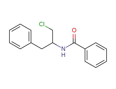 Molecular Structure of 19071-62-6 (Benzamide, N-(alpha-(chloromethyl)phenethyl)-)