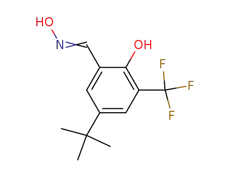 Benzaldehyde, 5-(1,1-dimethylethyl)-2-hydroxy-3-(trifluoromethyl)-,
oxime