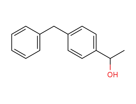 Molecular Structure of 65189-90-4 (Benzenemethanol, a-methyl-4-(phenylmethyl)-)