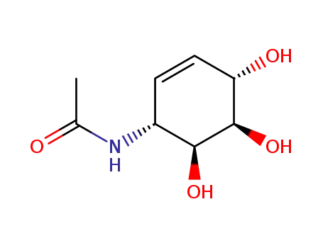(1S,2R,3S,6R)-6-Acetamidocyclohex-4-ene-1,2,3-triol