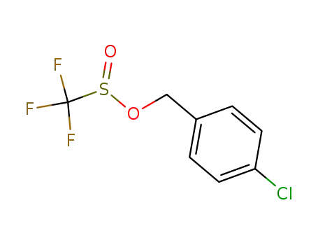 Molecular Structure of 130774-55-9 (p-Chlorobenzyl Trifluoromethanesulfinate)