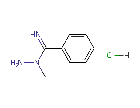 Benzenecarboximidic acid, 1-methylhydrazide, monohydrochloride