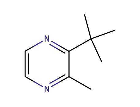 Molecular Structure of 40790-15-6 (2-(1,1-Dimethylethyl)-3-methylpyrazine)