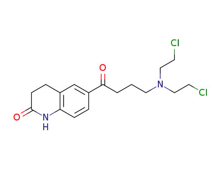 6-{1-oxo-4-[di-(2-chloroethyl)amino]-butyl}-3,4-dihydrocarbostyril