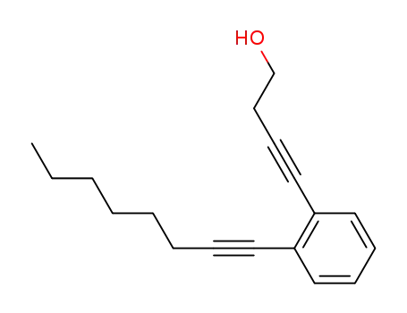 4-<2-(oct-1-ynyl)phenyl>but-3-yn-1-ol