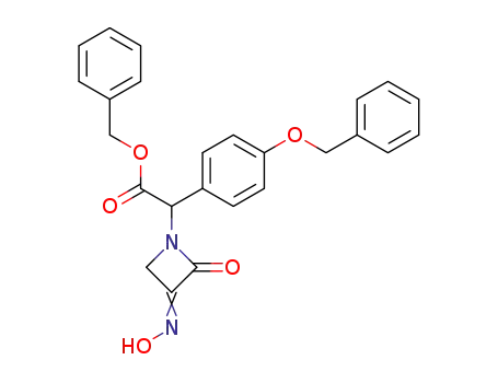 benzyl α-(3-hydroxyimino-2-oxo-1-azetidinyl)-p-benzyloxyphenylacetate