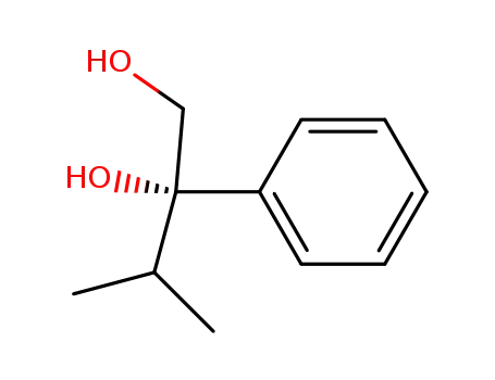 Molecular Structure of 51559-18-3 (1,2-Butanediol, 3-methyl-2-phenyl-, (2R)-)