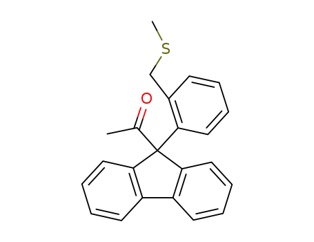 9-Acetyl-9-(o-methylthiomethylphenyl)fluorene