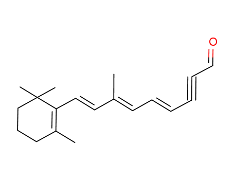 4,6,8-Nonatrien-2-ynal, 7-methyl-9-(2,6,6-trimethyl-1-cyclohexen-1-yl)-,
(E,E,E)-