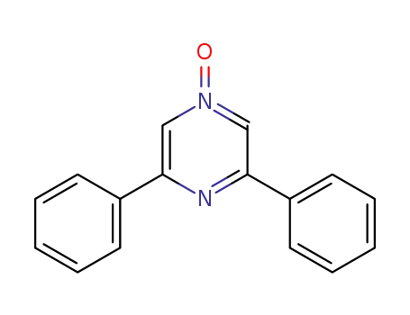 Molecular Structure of 65464-22-4 (Pyrazine, 2,6-diphenyl-, 4-oxide)