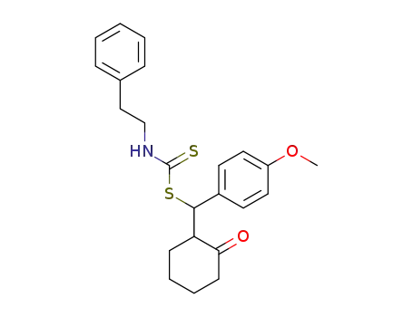 Carbamodithioic acid, (2-phenylethyl)-,
(4-methoxyphenyl)(2-oxocyclohexyl)methyl ester