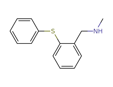 Benzenemethanamine, N-methyl-2-(phenylthio)-