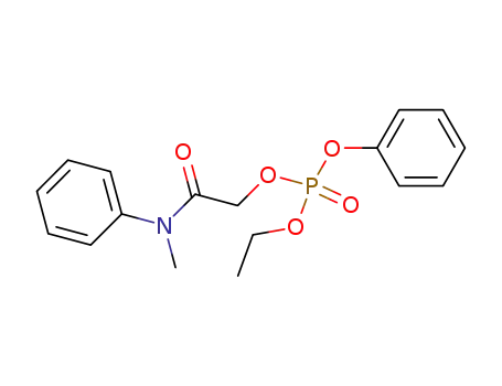 Phosphoric acid, ethyl 2-(methylphenylamino)-2-oxoethyl phenyl ester