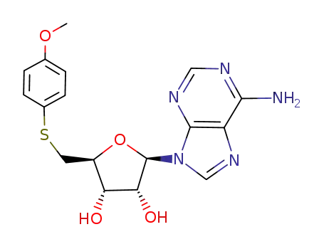 Adenosine, 5'-S-(4-methoxyphenyl)-5'-thio-