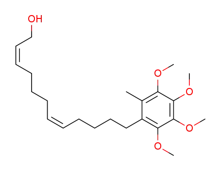 1-<12-hydroxydodeca-5(Z),10(Z)-dienyl>-2,3,4,5-tetramethoxy-6-methylbenzene