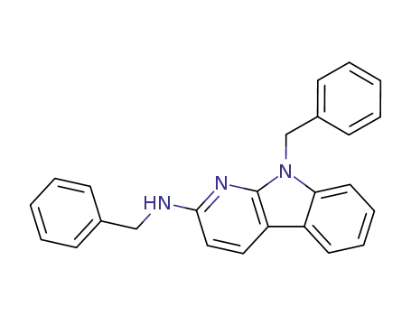 2-benzylamino-9-benzylpyrido<2,3-b>indole