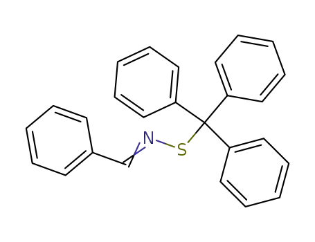 Molecular Structure of 86864-34-8 (1-phenyl-N-(tritylsulfanyl)methanimine)