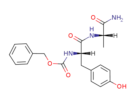 Molecular Structure of 35807-79-5 (Z-Tyr-Ala-NH<sub>2</sub>)