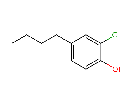 Molecular Structure of 18980-02-4 (4-butyl-2-chlorophenol)