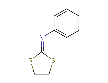 Molecular Structure of 705-65-7 (N-(1,3-dithiolan-2-ylidene)aniline)