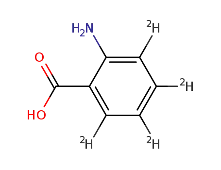 Molecular Structure of 60124-83-6 (ANTHRANILIC-3,4,5,6-D4 ACID)