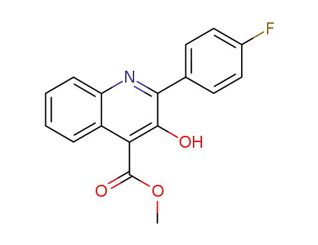 2-(4-fluorophenyl)-3-hydroxy-4-(methoxycarbonyl)quinoline