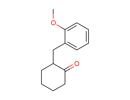 Molecular Structure of 2702-76-3 (Cyclohexanone, 2-[(2-methoxyphenyl)methyl]-)