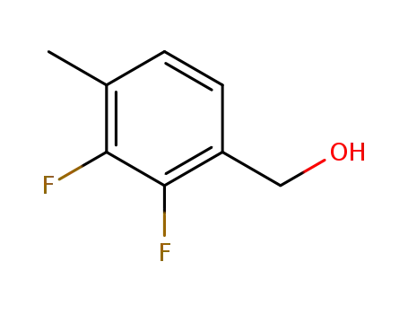Molecular Structure of 252004-41-4 (Benzenemethanol, 2,3-difluoro-4-methyl- (9CI))