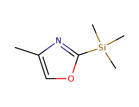 Molecular Structure of 90892-93-6 (Oxazole, 4-methyl-2-(trimethylsilyl)-)