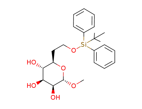 methyl 6-deoxy-7-O-tert-butyldiphenylsilyl-α-D-manno-heptopyranoside