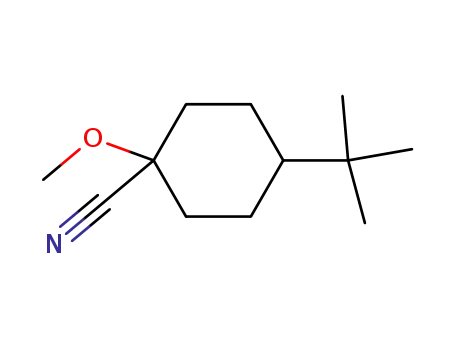 Molecular Structure of 344411-85-4 (4-tert-Butyl-1-methoxy-cyclohexanecarbonitrile)