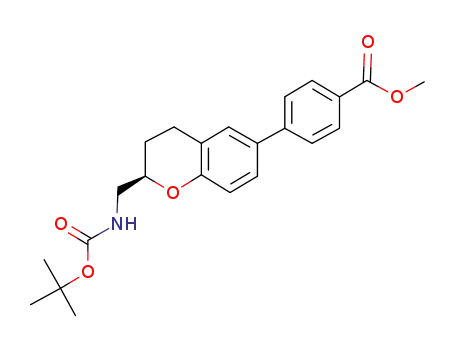 methyl 4-((2R)-2-{[(tert-butoxycarbonyl)amino]methyl}-3,4-dihydro-2H-chromen-6-yl)-benzoate
