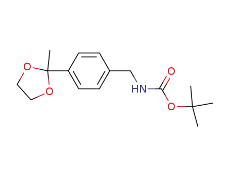 N-BOC-p-aminomethylacetophenone ethylene ketal