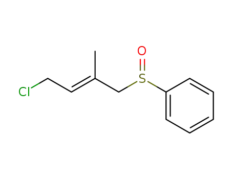 Benzene, [(4-chloro-2-methyl-2-butenyl)sulfinyl]-, (E)-