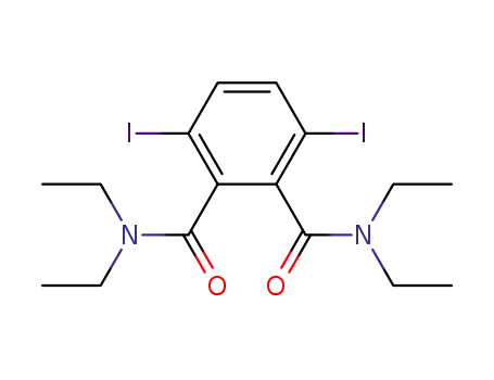 1,2-Benzenedicarboxamide, N,N,N',N'-tetraethyl-3,6-diiodo-