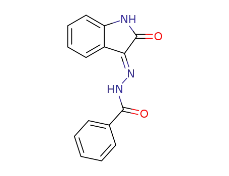 Molecular Structure of 55711-62-1 (isatine 3-benzoylhydrazone)
