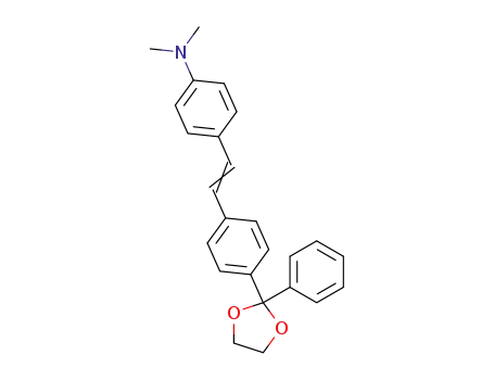 Benzenamine,
N,N-dimethyl-4-[2-[4-(2-phenyl-1,3-dioxolan-2-yl)phenyl]ethenyl]-