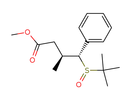 (3S,4R)-3-Methyl-4-(2-methyl-propane-2-sulfinyl)-4-phenyl-butyric acid methyl ester