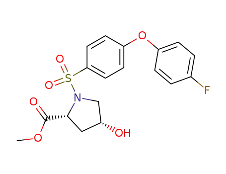 Methyl-1N-[4-(4-Fluorophenoxy)phenyl]sulfonyl-4R-hydroxy-pyrrolidine-2R-carboxylate
