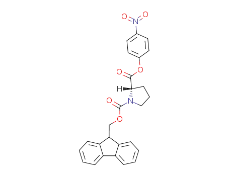 Molecular Structure of 71989-32-7 (FMOC-PRO-ONP)