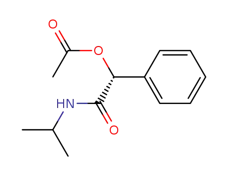 Molecular Structure of 130614-76-5 (N-isopropyl-O-acetylmandelamide)