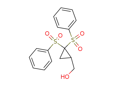 Cyclopropanemethanol, 2,2-bis(phenylsulfonyl)-