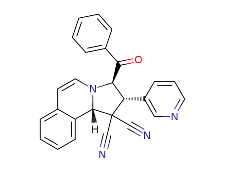 (2R,3R,10bS)-3-Benzoyl-2-pyridin-3-yl-2,3-dihydro-10bH-pyrrolo[2,1-a]isoquinoline-1,1-dicarbonitrile