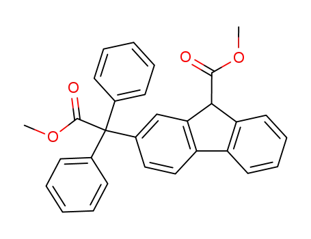 2-<2-oxo-2-methoxy-1,1-diphenylethyl>-9H-fluorene-9-carboxylic acid methyl ester