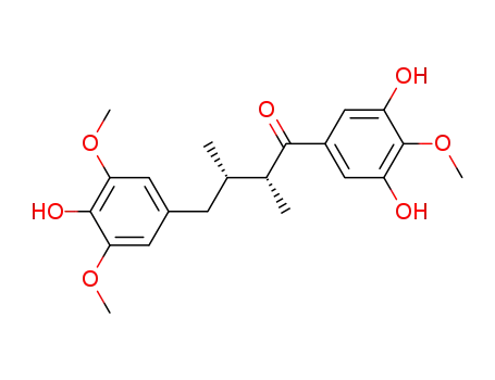 (2RS,3SR)-1-(3,5-dihydroxy-4-methoxyphenyl)-4-(4-hydroxy-3,5-dimethoxyphenyl)-2,3-dimethylbutan-1-one
