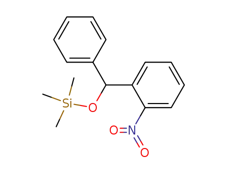 2-Nitro-1-<phenyl(trimethylsiloxy)methyl>benzol